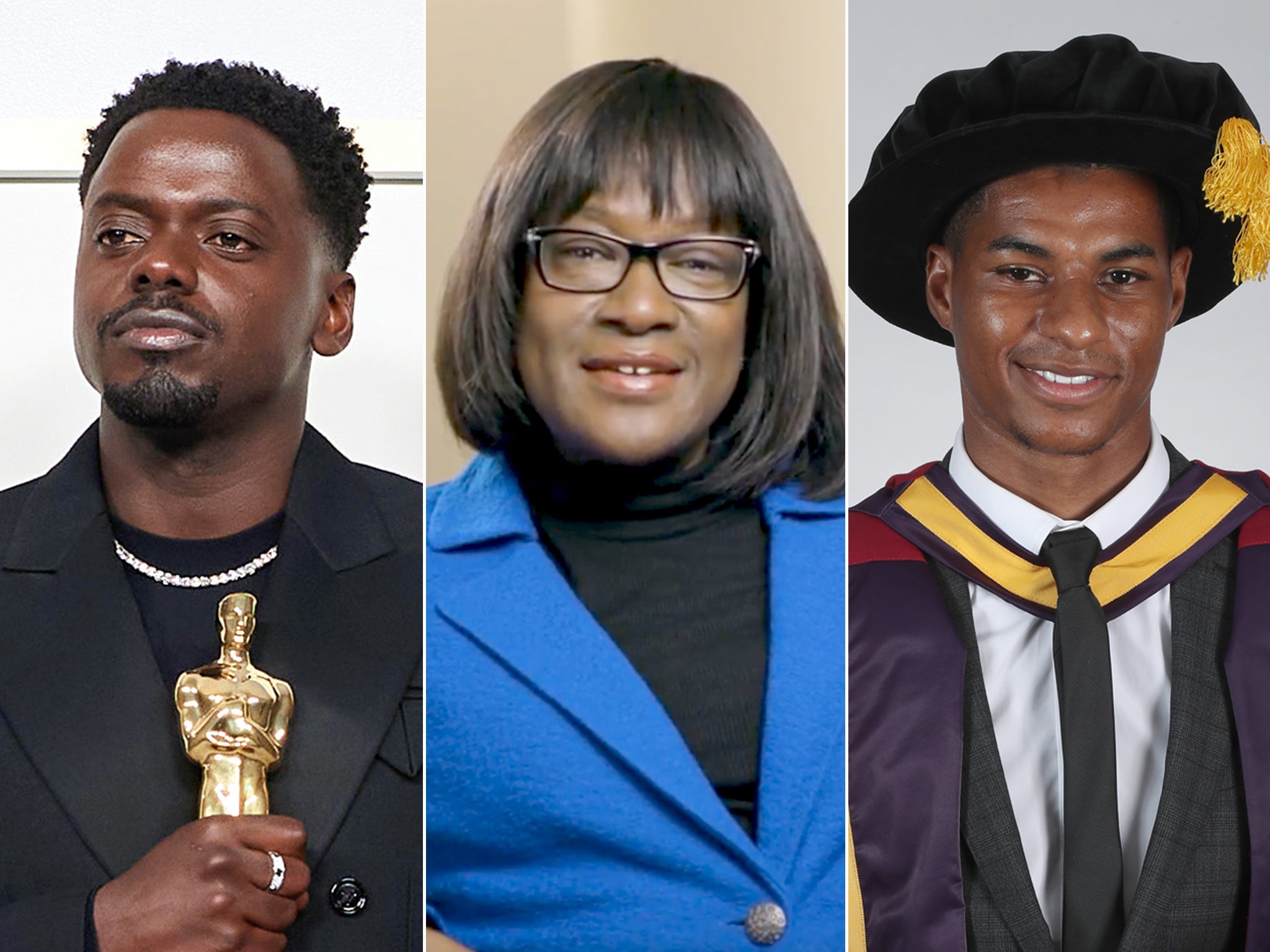 Daniel Kaluuya and Marcus Rashford named among UK’s most influential